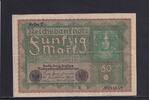 Weimarer Republik, Reichsbank, 50 Mark Ro.62b, DEU-71b, Reihe 2, Serie: H, -