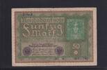 Weimarer Republik, Reichsbank, 50 Mark Ro.62c, DEU-71c, Reihe 3, Serie: BT, -