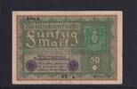 Weimarer Republik, Reichsbank, 50 Mark Ro.62d, DEU-71d, Reihe 4, Serie: HU, -