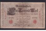 Kaiserreich, Reichsbanknote, 1000 Mark Ro.36, DEU-33, Serie: C, Udr. Bst. M, -