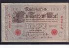 Deutsches Reich, Kaiserreich, Reichsbank, 1000 Mark Ro.45a, DEU-40a, KN 6 stellig, Siegel rot, Serie: B, Udr. Bst.C, -