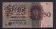 Weimarer Republik, Reichsbank, 50 Reichsmark Ro.170a, DEU-176a, Udr.-Bst. D, Serie: D, -