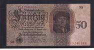 Weimarer Republik, Reichsbank, 50 Reichsmark Ro.170a, DEU-176a, Udr.-Bst. X, Serie: C, -