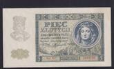 Drittes Reich, Generalgouvernement Polen, 5 Zlotych Ro.581, ZWK-36, Serie: AC, -