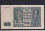 Drittes Reich, Generalgouvernement Polen, 50 Zlotych Ro.582, ZWK-37, Serie: E, -