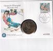 Deutschland, Bundesrepublik, Numisbrief Olympische Winterspiele, Albertville, -