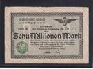 Weimarer Republik, Reichsbahn, Köln, 10 Millionen Mark Reichsbahndirektion Köln, -
