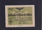 Weimarer Republik, Reichsbahn, Schlesien, 500 Milliarden Mark Reichsbahndirektion Breslau, -