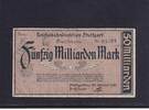 Weimarer Republik, Reichsbahn, Stuttgart, 50 Milliarden Mark Reichsbahndirektion Stuttgart, -