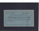 Weimarer Republik, Sachsen, 500000 Mark Hartmannsdorf, Girokasse, -