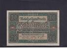 Weimarer Republik, Reichsbank, 10 Mark Ro.63a, DEU-73a, KN 7 stellig, Unterdruckbuchstabe E, Serie: L, -