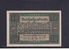 Weimarer Republik, Reichsbank, 10 Mark Ro.63a, DEU-73a, KN 7 stellig, Unterdruckbuchstabe G, Serie: V, -
