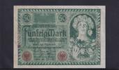 Weimarer Republik, Reichsbank, 50 Mark Ro.66. DEU-74, Serie: B, Udr. Bst. X, -