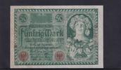 Weimarer Republik, Reichsbank, 50 Mark Ro.66. DEU-74, Serie: B, Udr. Bst. X, -