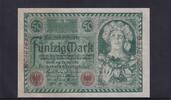 Weimarer Republik, Reichsbank, 50 Mark Ro.66. DEU-74, Serie: B, Udr. Bst. X, -