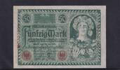 Weimarer Republik, Reichsbank, 50 Mark Ro.66. DEU-74, Serie: B, Udr. Bst. X, -