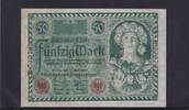 Weimarer Republik, Reichsbank, 50 Mark Ro.66. DEU-74, Serie: B, Udr. Bst. X, -