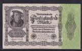 Weimarer Republik, Reichsbank, 50000 Mark Ro.79d DEU-90d, Firmendruck, Serie: M, KN braun, -