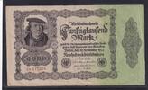 Weimarer Republik, Reichsbank, 50000 Mark Ro.79d DEU-90d, Firmendruck, Serie: M, KN braun, -
