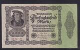 Weimarer Republik, Reichsbank, 50000 Mark Ro.79d DEU-90d, Firmendruck, Serie: M, KN braun, -