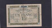 Weimarer Republik, Besetztes Rheinland, 1 Franc Französisch-Belgische Eisenbahnverwaltung, -