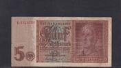 Deutsches Reich, Drittes Reich, 5 Reichsmark Ro.179a, DEU-220a, KN 7 stellig, Serie: K, -