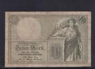 Kaiserreich, Reichsbanknote, 10 Mark Ro.27b, DEU-53b, KN 7 stellig, Serie: V, -