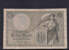 Kaiserreich, Reichsbanknote, 10 Mark Ro.27b, DEU-53b, KN 7 stellig, Serie: V, -