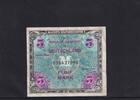 Deutschland, Alliierte Besatzung, 5 Mark Ro.202a, AMB-3a, US-Druck KN 9 stellig mit F, -