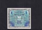 Deutschland, Alliierte Besatzung, 1 Mark Ro.201a, AMB-2a, KN 9stellig, US-Druck mit F, -