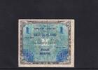 Deutschland, Alliierte Besatzung, 1 Mark Ro.201a, AMB-2a, KN 9stellig, US-Druck mit F, -