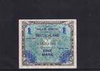 Deutschland, Alliierte Besatzung, 1 Mark Ro.201a, AMB-2a, KN 9stellig, US-Druck mit F, -