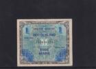 Deutschland, Alliierte Besatzung, 1 Mark Ro.201a, AMB-2a, KN 9stellig, US-Druck mit F, -