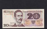 Polen 20 Zloty 1 Buchstabe vor KN, G, -
