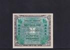 Deutschland, Alliierte Besatzung, 1/2 Mark Ro.200a, AMD-1a, US-Druck mit F, KN 9 stellig, -