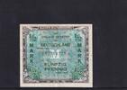 Deutschland, Alliierte Besatzung, 1/2 Mark Ro.200a, AMD-1a, US-Druck mit F, KN 9 stellig, -
