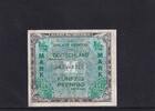 Deutschland, Alliierte Besatzung, 1/2 Mark Ro.200a, AMD-1a, US-Druck mit F, KN 9 stellig, -