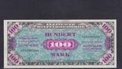 100  Mark 1944 Deutschland, Alliierte Besatzung, Ro.206a, AMD-7a, US-Druck mit F, KN 9 stellig, leicht gebraucht II+,