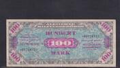 Deutschland, Alliierte Besatzung, 100 Mark Ro.206d, AMD-7d, UdSSR-Druck ohne F, KN 8 stellig, -