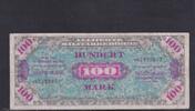 Deutschland, Alliierte Besatzung, 100 Mark Ro.206d, AMD-7d, UdSSR-Druck ohne F, KN 8 stellig, -