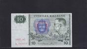 Schweden, 10 Kronor 1987 gebraucht III, 4.68 US$ Tax included +  10.56 US$ shipping