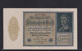 Weimarer Republik, Reichsbank, 10000 Mark Ro.69c, DEU-78c, Format 180x100mm, Firmendruck KN 6stellig, FZ: G, -