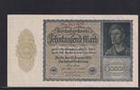 Weimarer Republik, Reichsbank, 10000 Mark Ro.69d, DEU-78d, Firmendruck KN 7 stellig, FZ: B, -