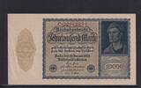Weimarer Republik, Reichsbank, 10000 Mark Ro.69b, DEU-78b, Reichsdruck, KN 8 stellig, FZ: C, -