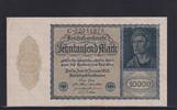 Weimarer Republik, Reichsbank, 10000 Mark Ro.69b, DEU-78b, Reichsdruck, KN 8 stellig, FZ: C, -
