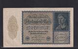 Weimarer Republik, Reichsbank, 10000 Mark Ro.69b, DEU-78b, Reichsdruck, KN 8 stellig, FZ: C, -