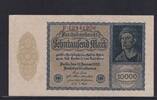 Weimarer Republik, Reichsbank, 10000 Mark Ro.69b, DEU-78b, Reichsdruck, KN 8 stellig, FZ: F, -