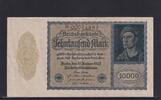 Weimarer Republik, Reichsbank, 10000 Mark Ro.69b, DEU-78b, Reichsdruck, KN 8 stellig, FZ: H, -