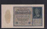 Weimarer Republik, Reichsbank, 10000 Mark Ro.69b, DEU-78b, Reichsdruck, KN 8 stellig, FZ: L, -