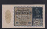 Weimarer Republik, Reichsbank, 10000 Mark Ro.69b, DEU-78b, Reichsdruck, KN 8 stellig, FZ: M, -